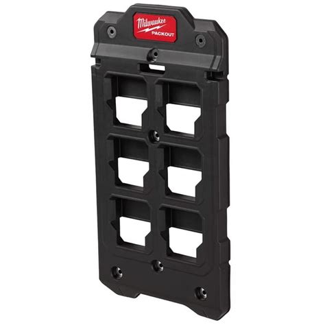 compact wall mount steel tool box diamond plate|milwaukee packout wall mount.